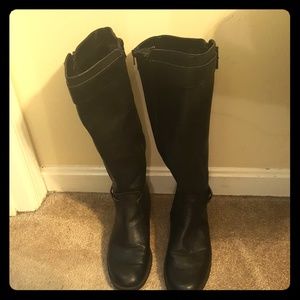 High wide calf boots